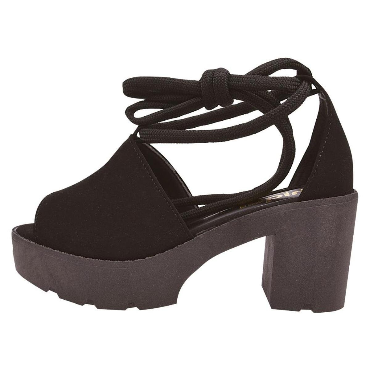 sandália chiquiteira salto grosso