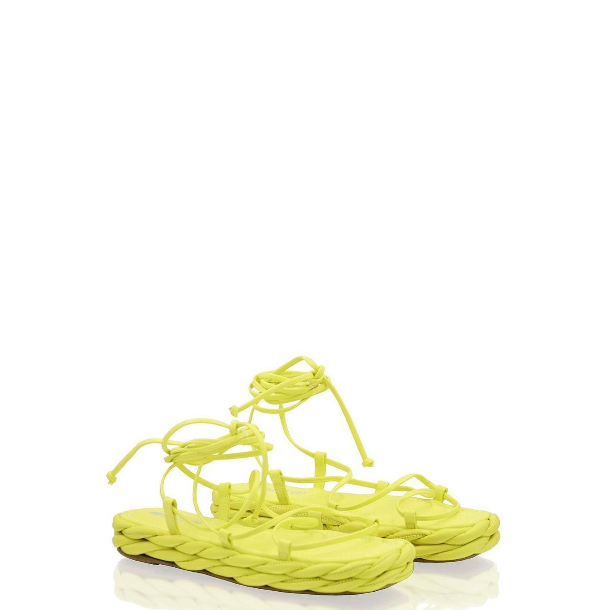 Sandálias Mondrian Calçados Amarelo - Compre Já | Zattini