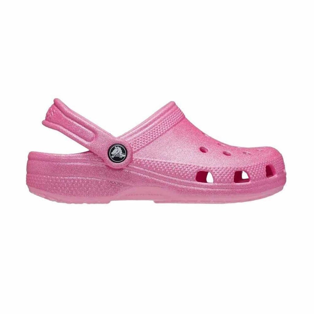 SANDALIA CLASSIC GLITTER CLOG 206992-6XE - ROSA/PRETO 26