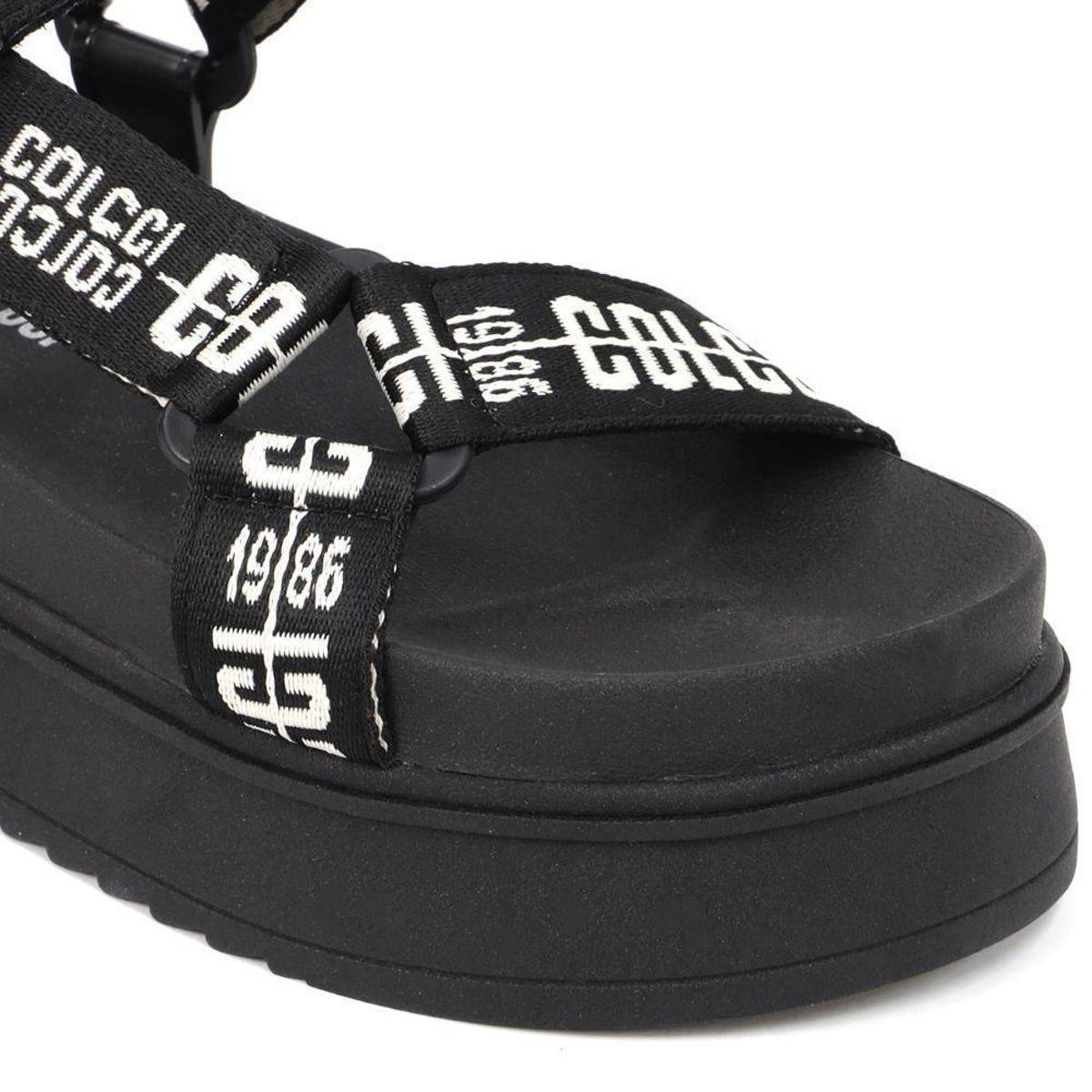 Sandália Colcci Flatform Bella Feminina Preta Zattini