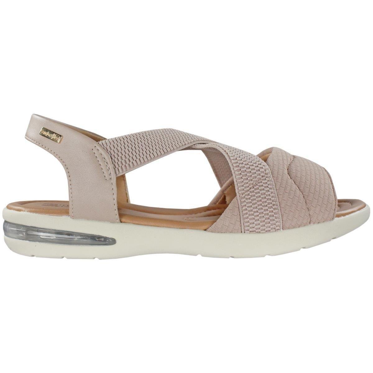 sandalias comfortflex feminino