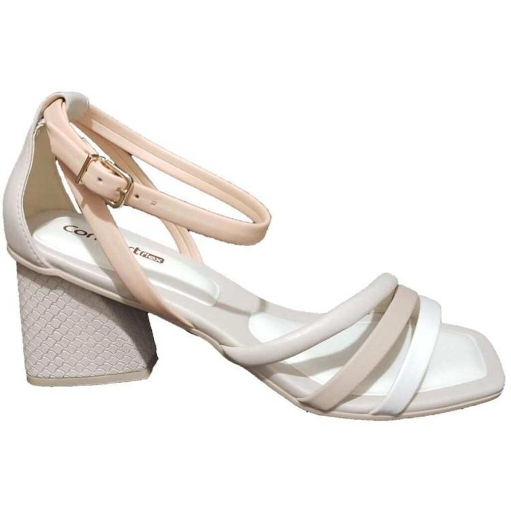 Sandália Comfortflex Feminino - Bege - 35