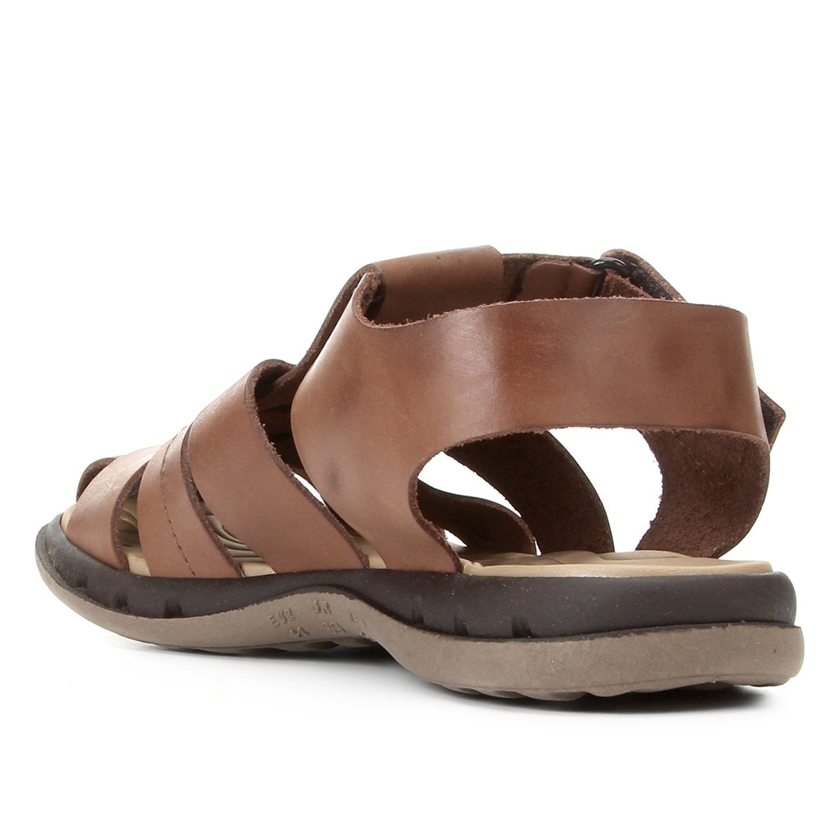 sandália couro itapuã velcro wave masculina