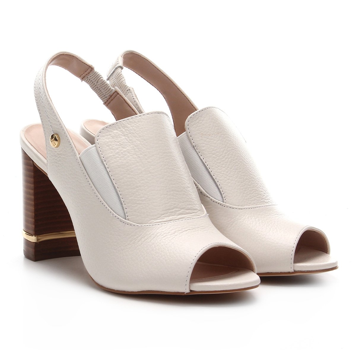 Sandália Couro Jorge Bischoff Salto Grosso Floater Feminina - Branco é ruim? Sandália Couro Jorge Bischoff Salto Grosso Floater Feminina - Branco é boa?