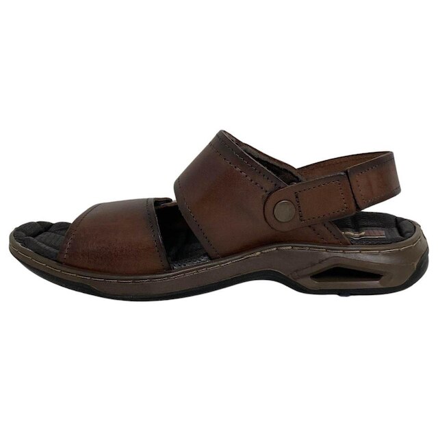 Sandália Couro Pegada Masculino 133238 Marrom