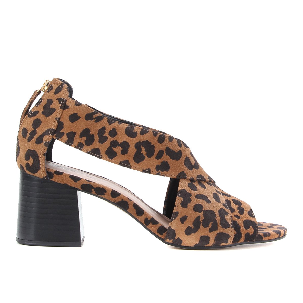 Salto Alto Sandalia Schutz Onca Sandália Couro Shoestock Shoestock