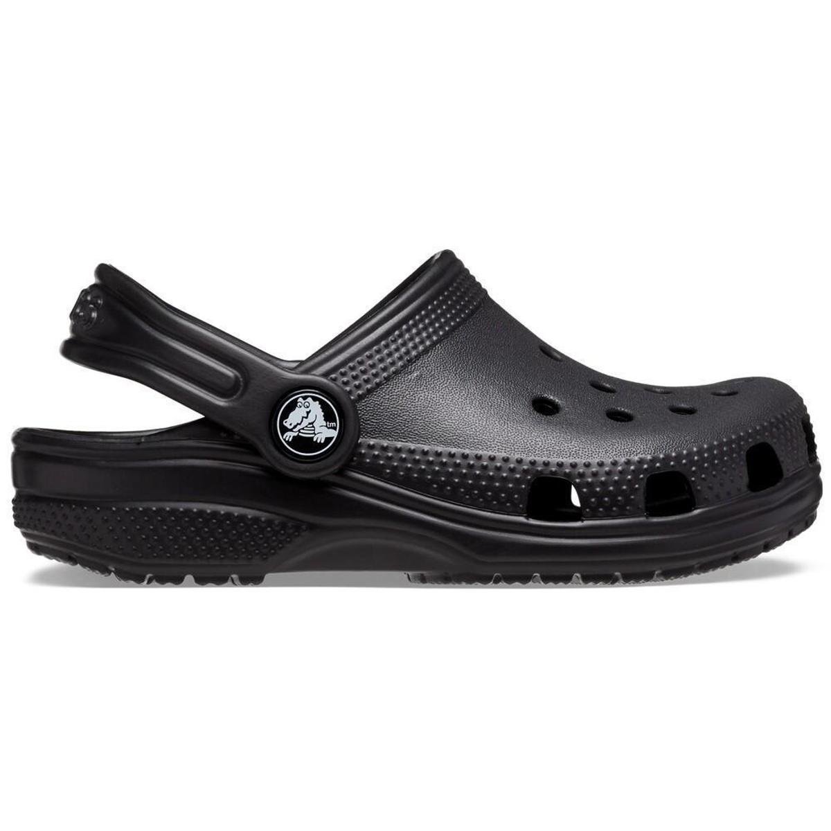 Sandália crocs classic clog kids black Menor preço em Sandália crocs classic clog kids black