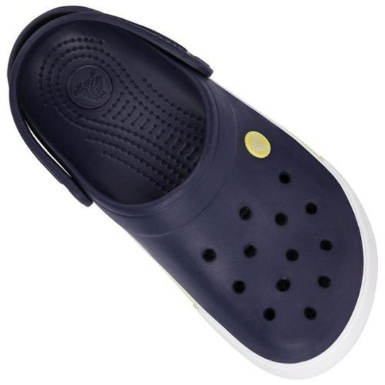 Sandália Crocs Crocband Adulto Navy Citrus Masculino - Marinho+Branco