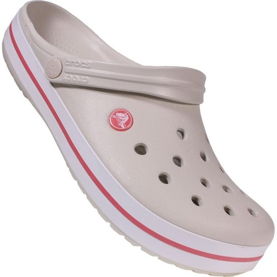 Sandalia Crocs Crocband - Bege