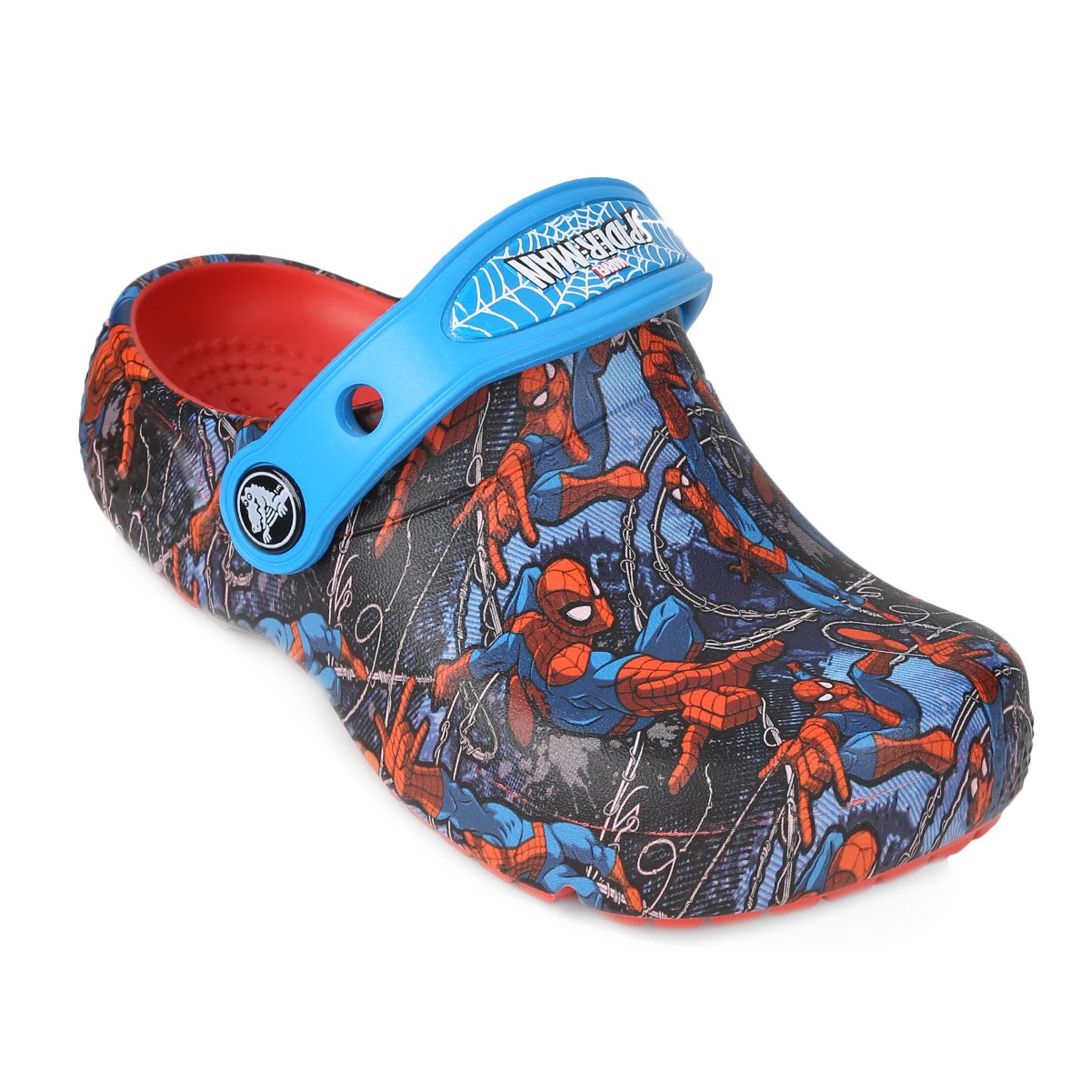 Crocs Baby Preto Homem Aranha (40024)