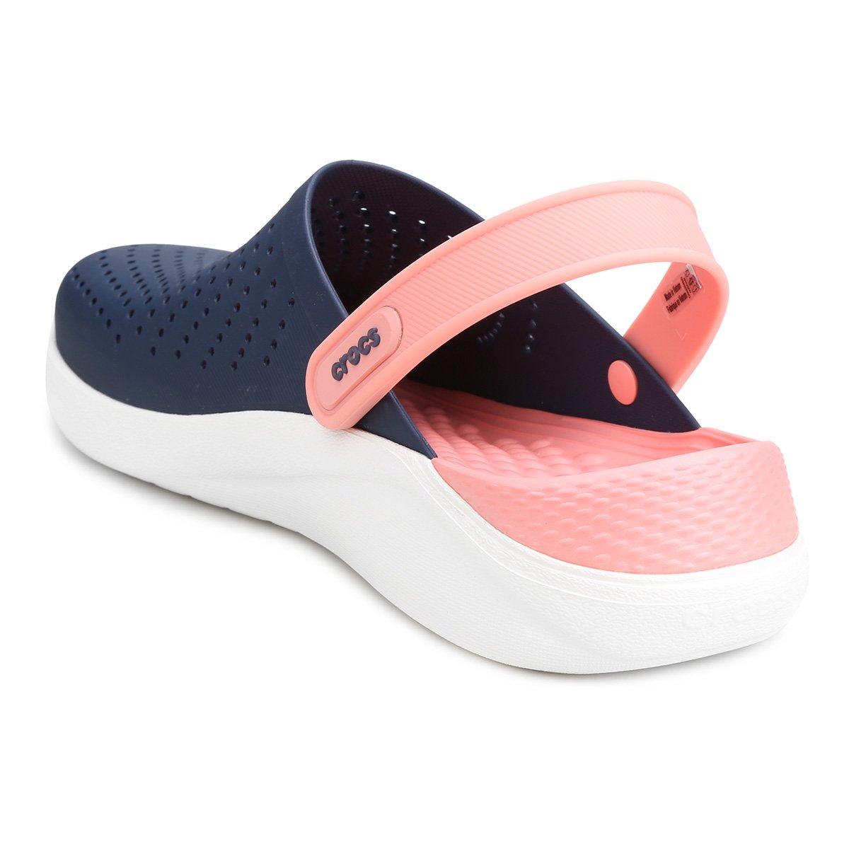 Crocs literide azul e rosa Clearance