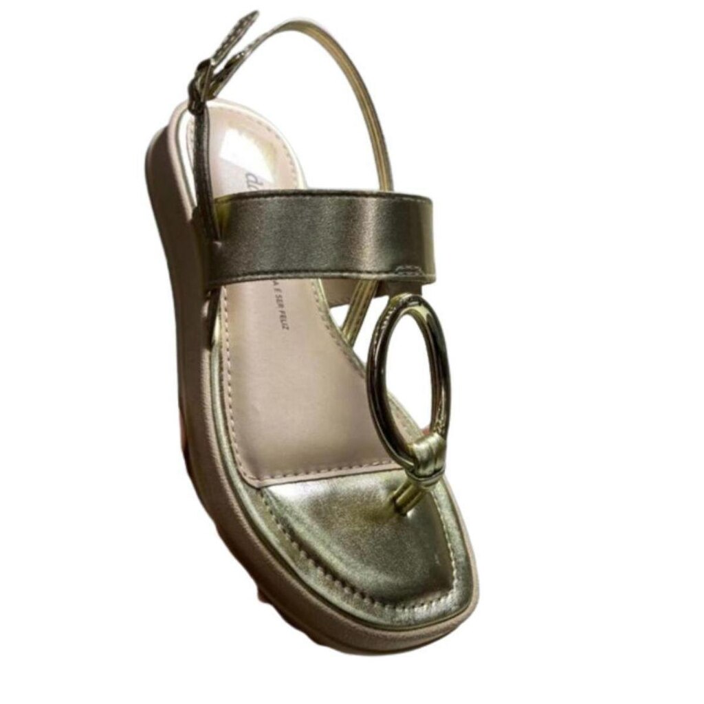 Sandalia Dakota Champagne Feminino Original DB121