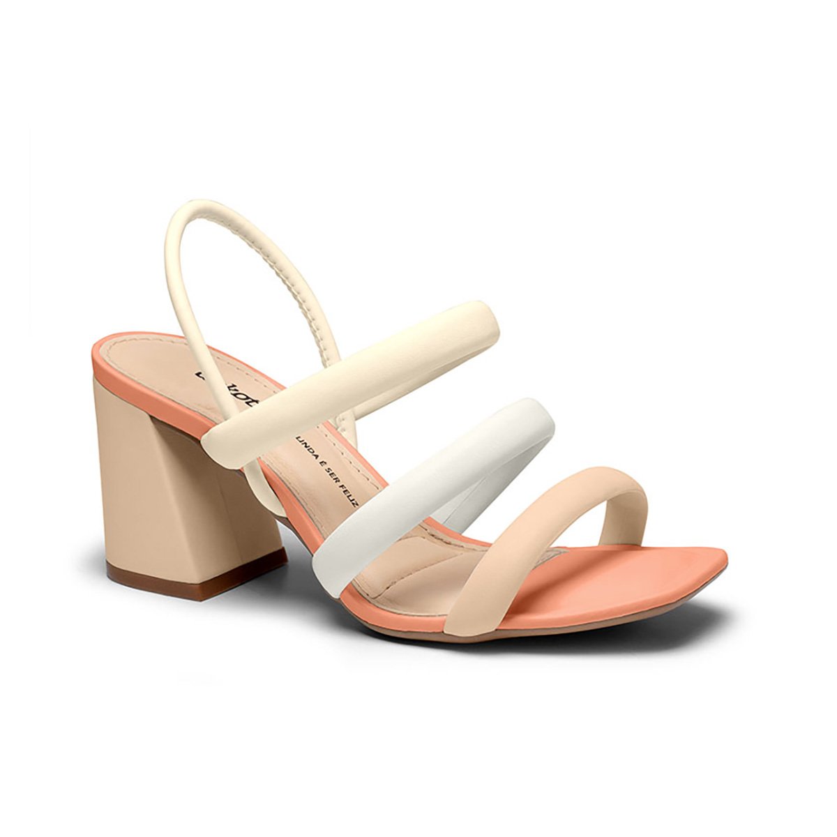 Sandália Dakota Multi Color Salto Bloco Feminina Menor preço em Sandália Dakota Multi Color Salto Bloco Feminina