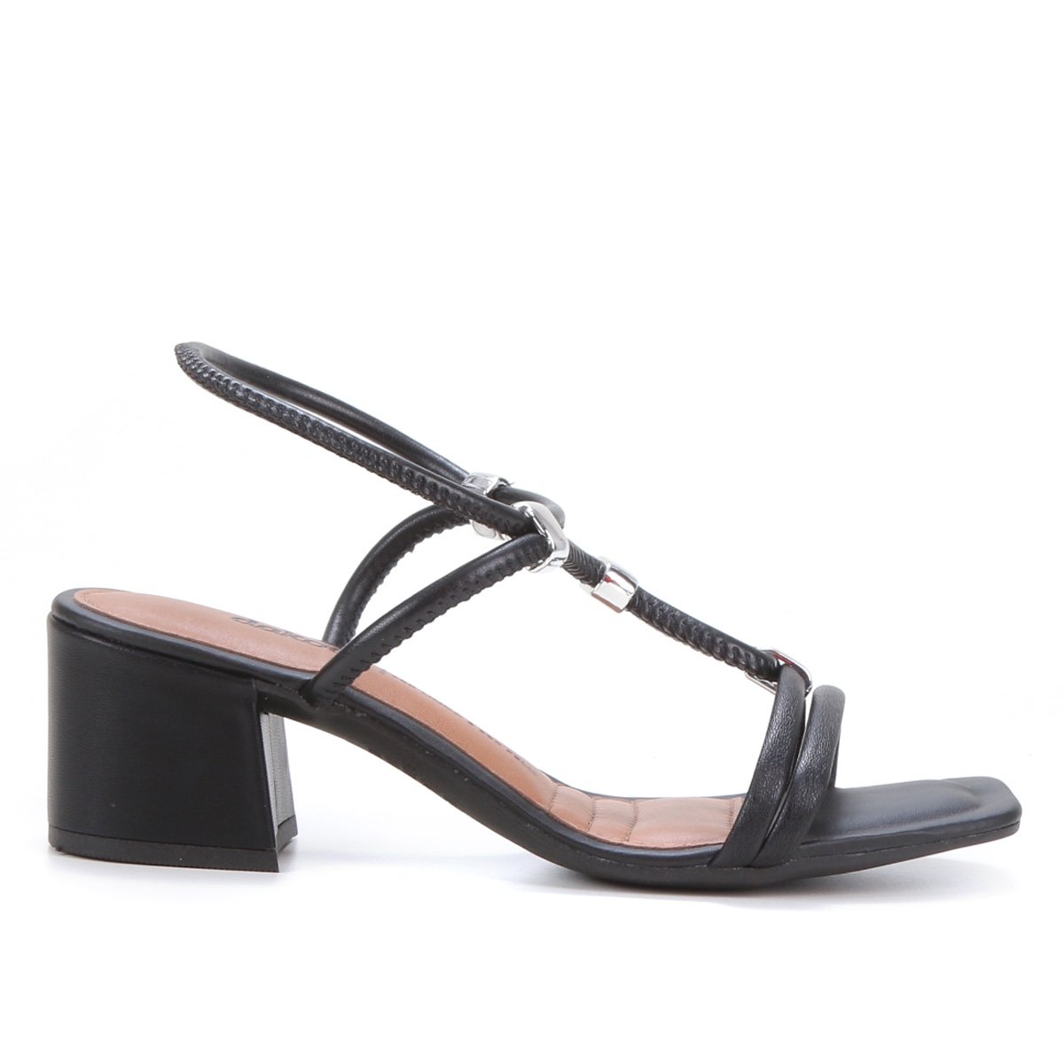 Sandália Dakota Salto Bloco Feminina - Preto Menor preço em Sandália Dakota Salto Bloco Feminina - Preto