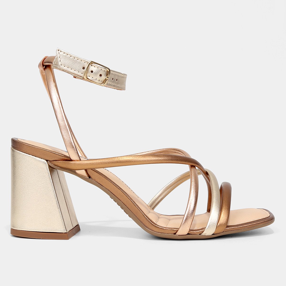 Sandália Dakota Salto Grosso Médio Feminina Menor preço em Sandália Dakota Salto Grosso Médio Feminina