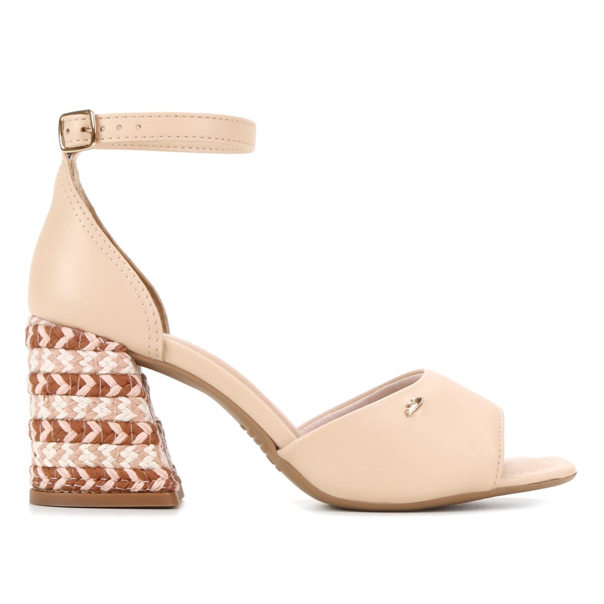 Sandália Dakota Tramado Natural Salto Alto Feminina - Bege Menor preço em Sandália Dakota Tramado Natural Salto Alto Feminina - Bege