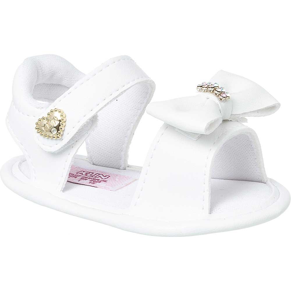 Sandália de Bebê Feminina Klin Recém-nascido - Branco | Zattini
