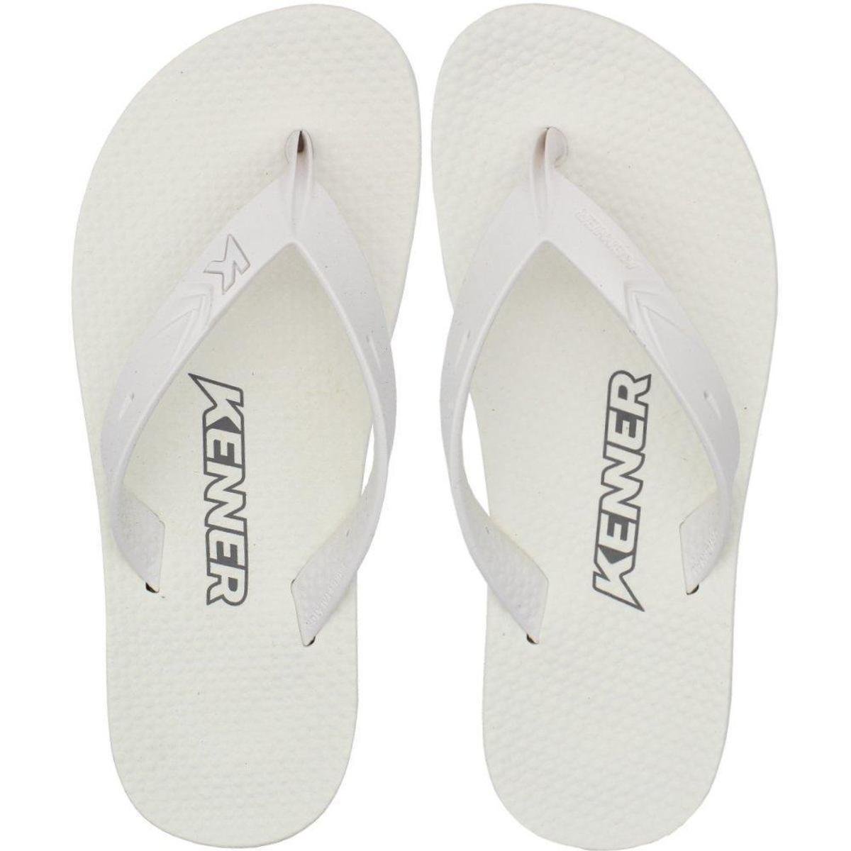 Sandália de Dedo Kenner New Summer Esportiva Masculina - Branco Menor preço em Sandália de Dedo Kenner New Summer Esportiva Masculina - Branco