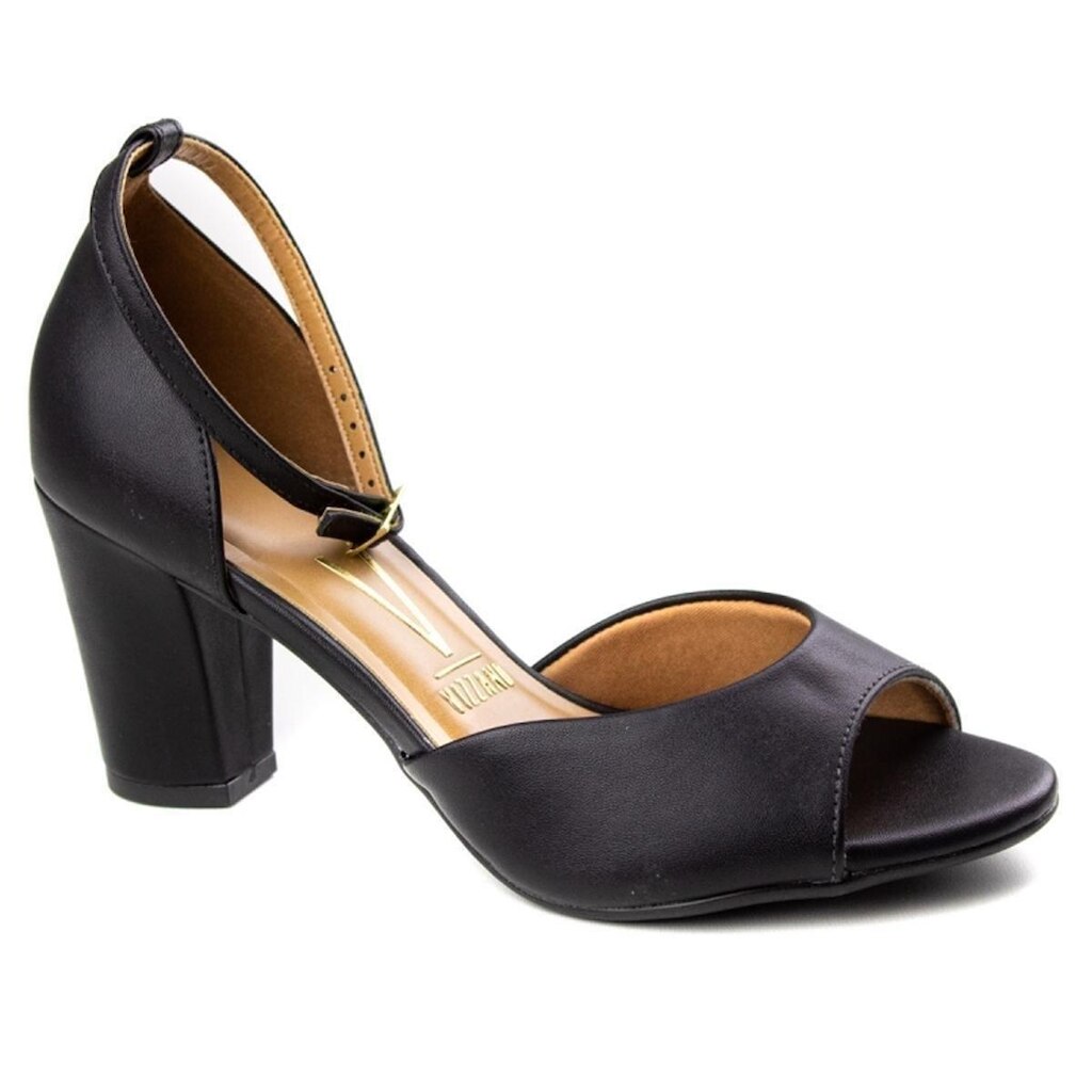 Sandália De Salto Vizzano Feminina 62624067286 Preto 36