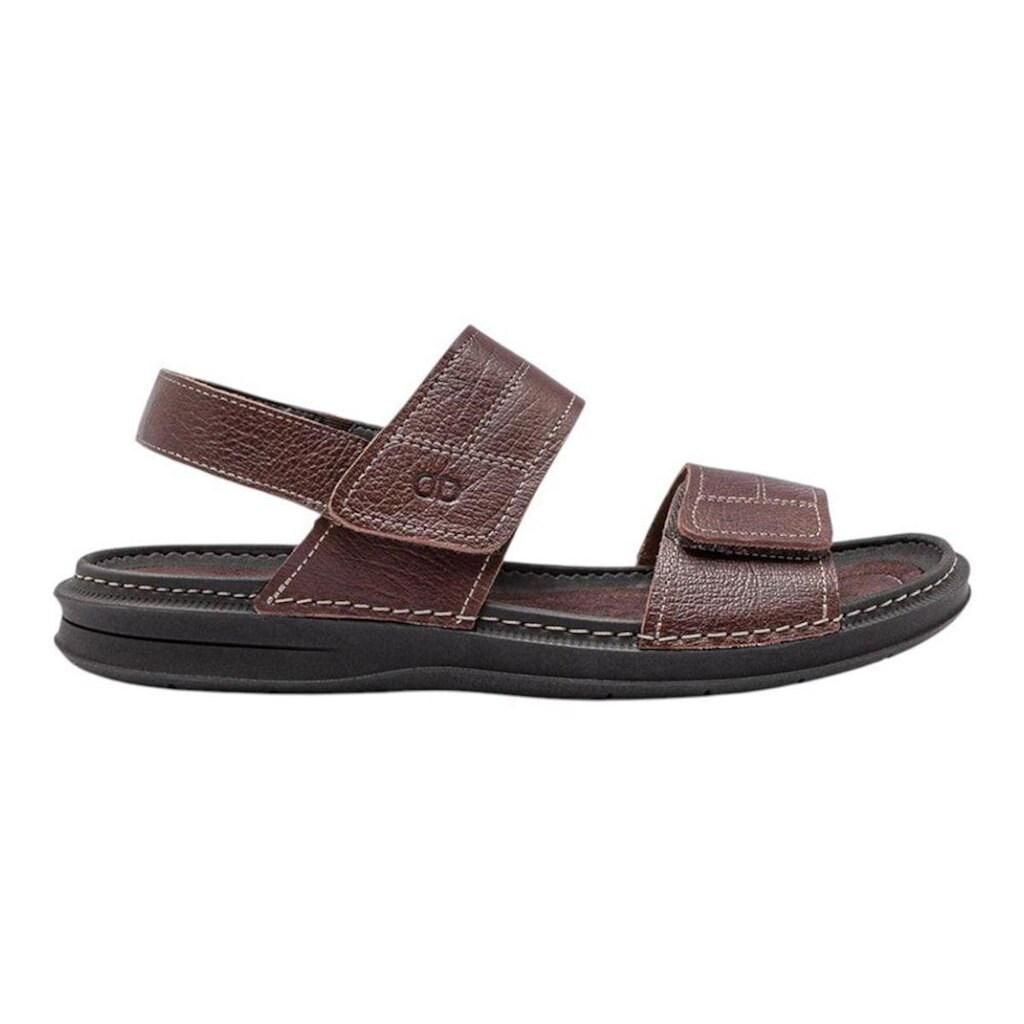 Sandália Democrata Lazy Masculina - Marrom 39