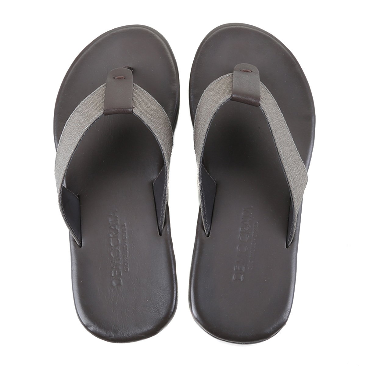 Sandália Democrata Zion Masculina - Marrom Menor preço em Sandália Democrata Zion Masculina - Marrom