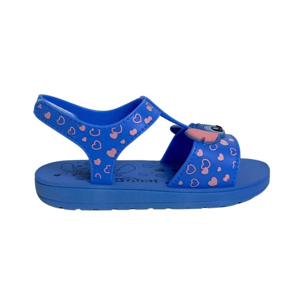 Sandália Disney Stitch Grendene Kids Infantil Menina 23345 Azul