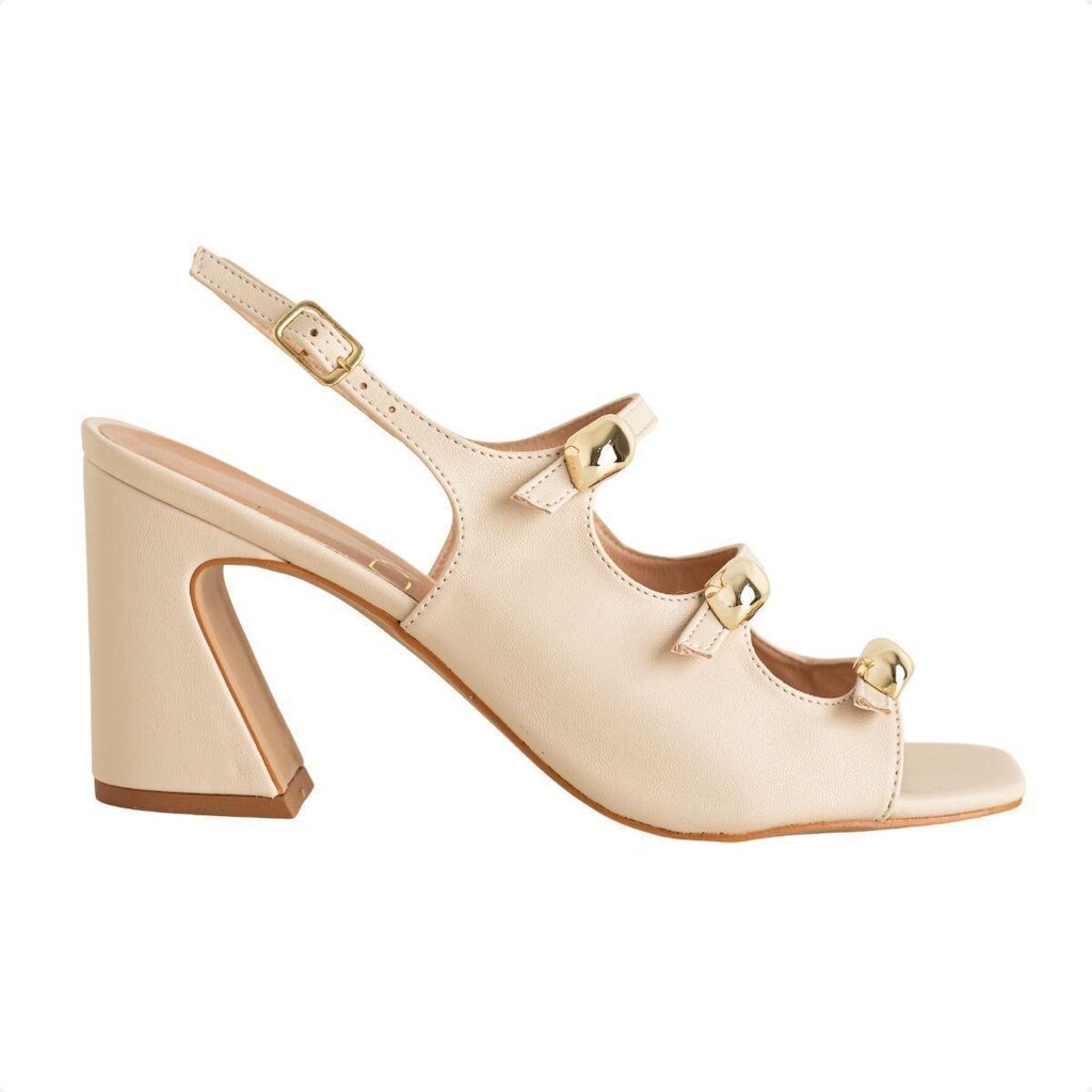 SANDÁLIA DM GLAM OFF WHITE