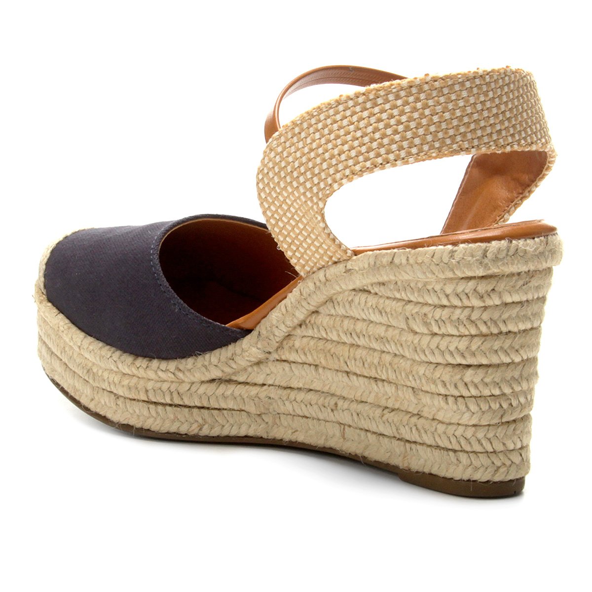 sandália zatz espadrille anabela