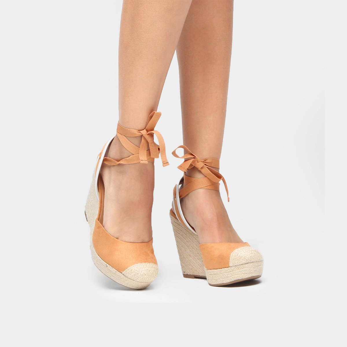 Sandália Espadrille Vizzano Anabela Amarrações Feminina - Caramelo é ruim? Sandália Espadrille Vizzano Anabela Amarrações Feminina - Caramelo é boa?