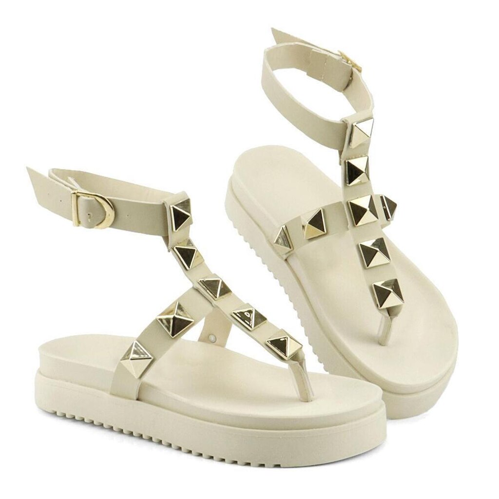 Sandália Fashion Feminina com Fivela Ajustável Ecológico Elegância Garantida