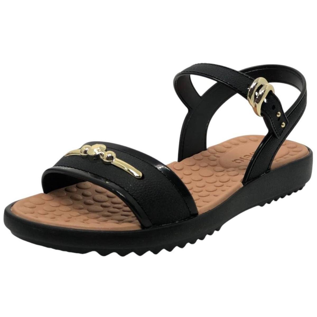 Anabela Azaleia Lev Sapato Azaleia Preto Sandalia Feminina Anabela