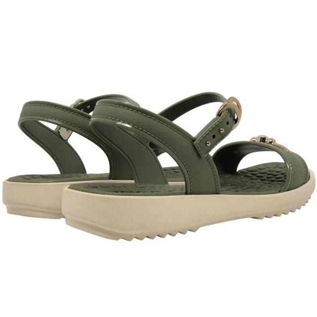 Sandalia Feminina Anabela Conforto Baixa Moda Azaleia Emily