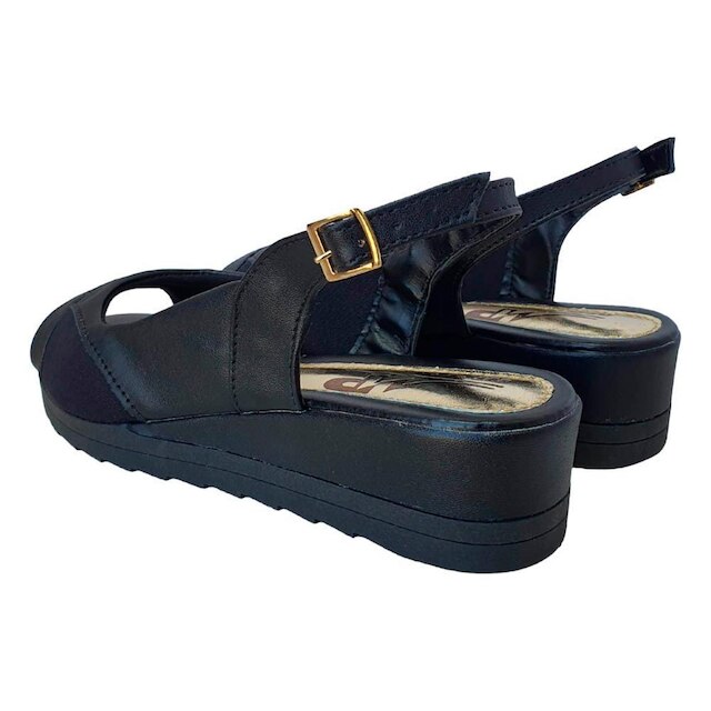 Sandália Feminina Anabela Super Conforto Joanetes Moda Pé