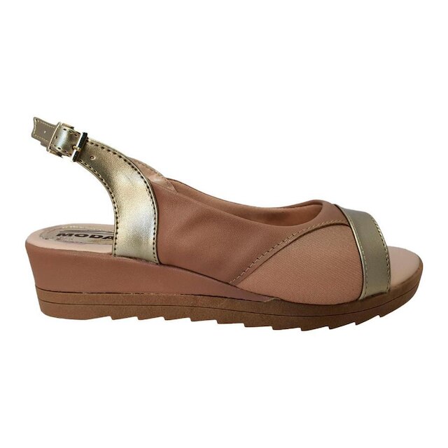 Sandália Feminina Anabela Super Conforto Joanetes Moda Pé