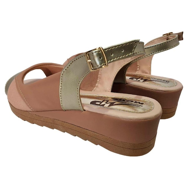 Sandália Feminina Anabela Super Conforto Joanetes Moda Pé