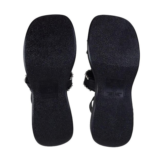 Sandália Feminina Azillê Plataforma Preta - 50410