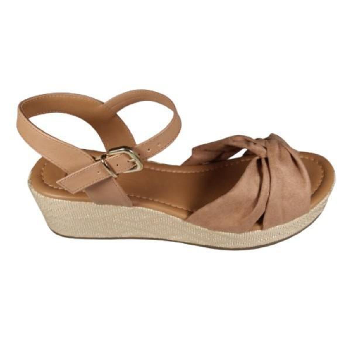 Sandália Feminina Bebecê Camurça Suede P4021-561 - Verde Militar Menor preço em Sandália Feminina Bebecê Camurça Suede P4021-561 - Verde Militar