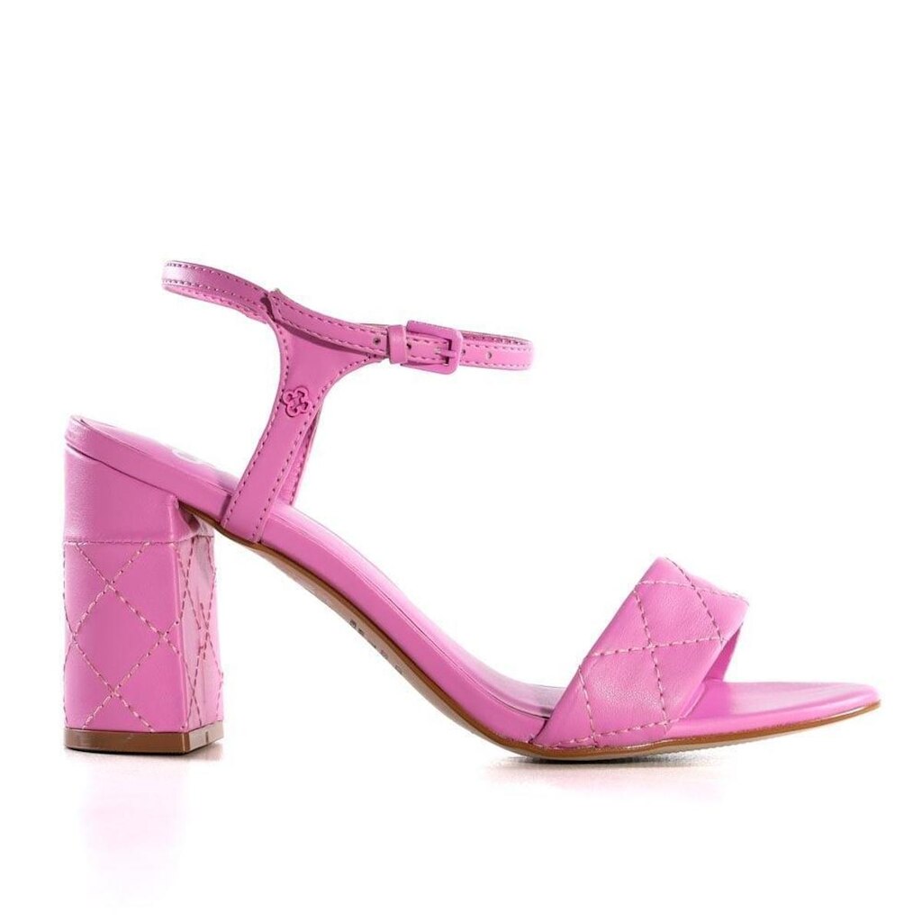 Sandália Feminina Capodarte Rosa Salto Bloco