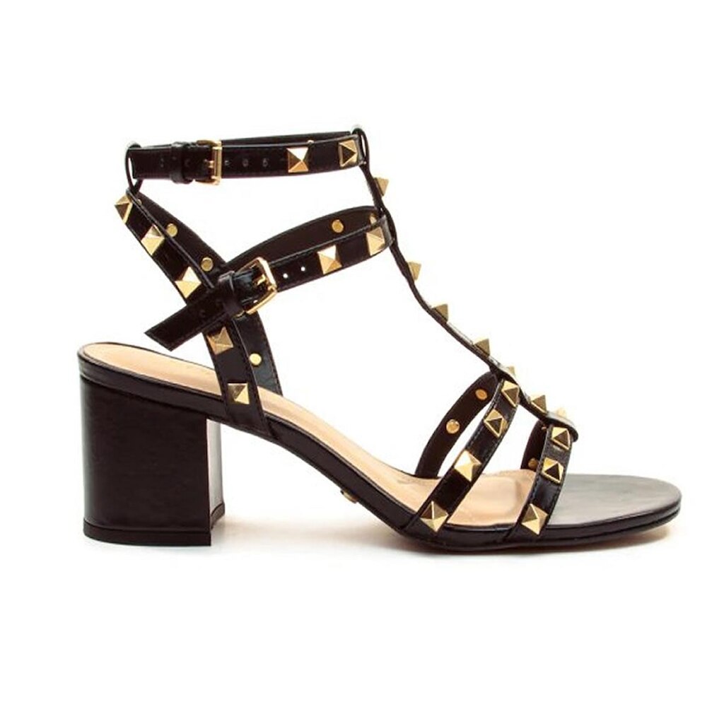 Sandália Feminina Cecconello Couro Preta - 3033
