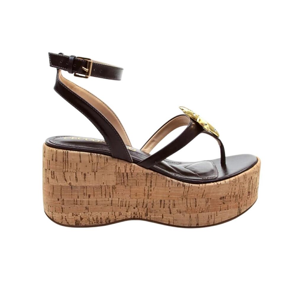 Sandália Feminina Cecconello Marrom Chocolate - 2793