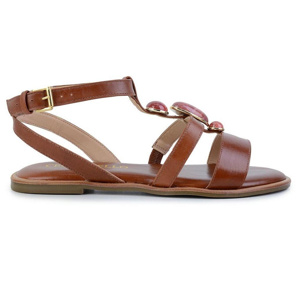 Sandália Feminina Cecconello Torino Marrom - 2744