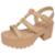 Sandália Feminina Elegante Conforto Salto Médio Cacci - Rosa