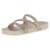 Sandália Feminina Flat Glitter Zaxy - 18956 - Marfim