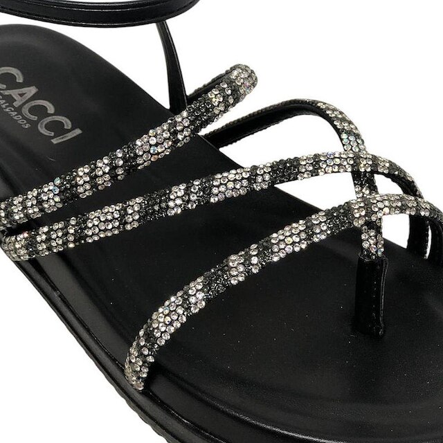 Sandália Feminina Flatform Charmosa Durável Social Cacci