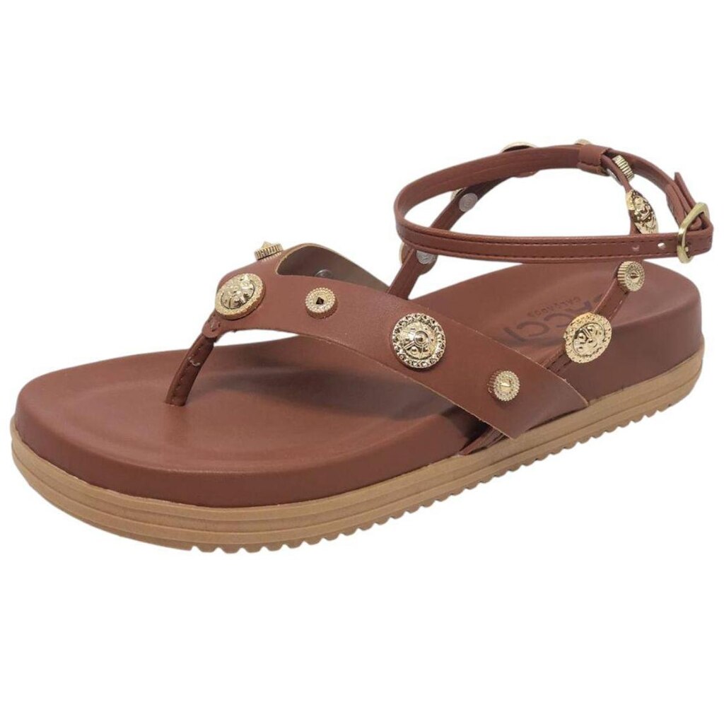 Sandália Feminina Flatform Elegante Social Cacci