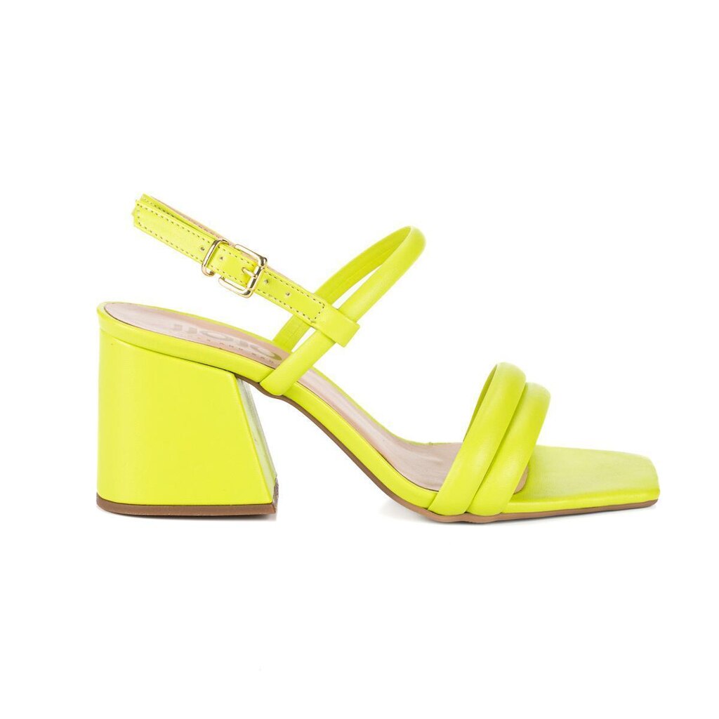 Sandália Feminina Jjojo Moda Otaviana Salto Médio 7 Cm