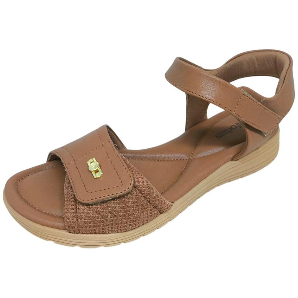Sandália Feminina Leveza Conforto Estilo Casual Comfortflex