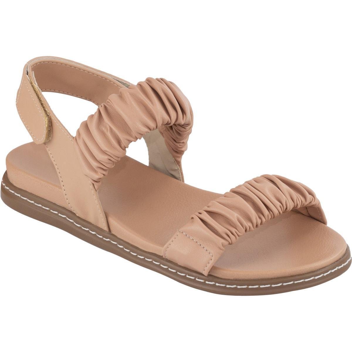 Sandalia Feminina Lumiss Birken Rasteira Papete Tratorada Ultra Confortavel - Nude Menor preço em Sandalia Feminina Lumiss Birken Rasteira Papete Tratorada Ultra Confortavel - Nude