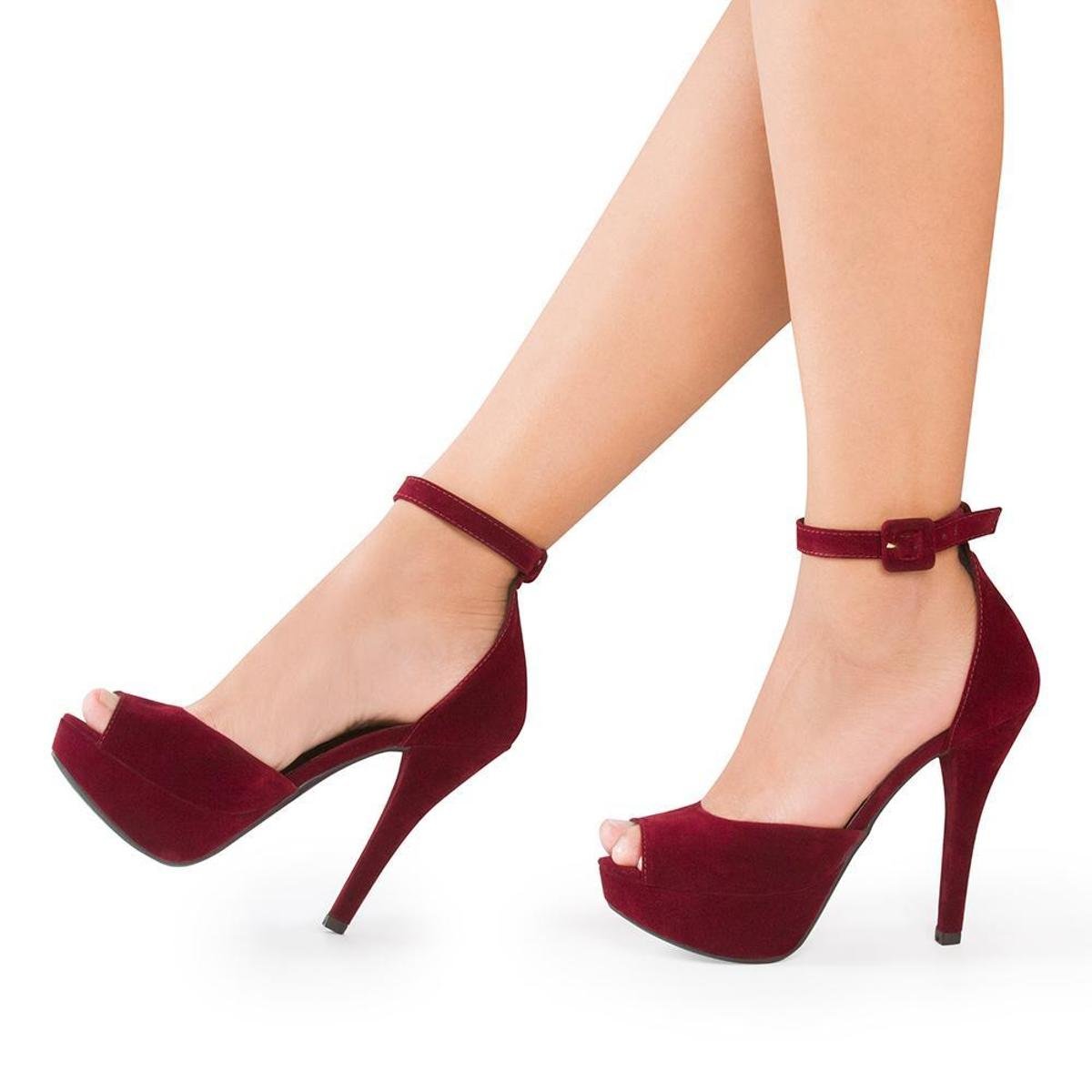 Sandália Feminina Meia Pata Salto Alto Fino M26 Zattini