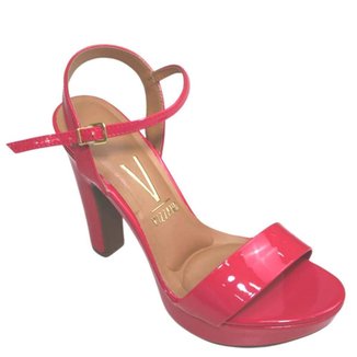 Sandália Feminina Meia Pata Salto Grosso Vizzano 6292100 Preto Camurça 38